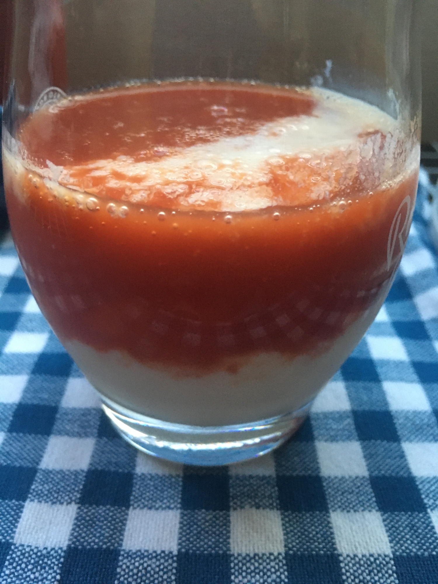 混ぜるだけ☆豆乳トマトドリンク