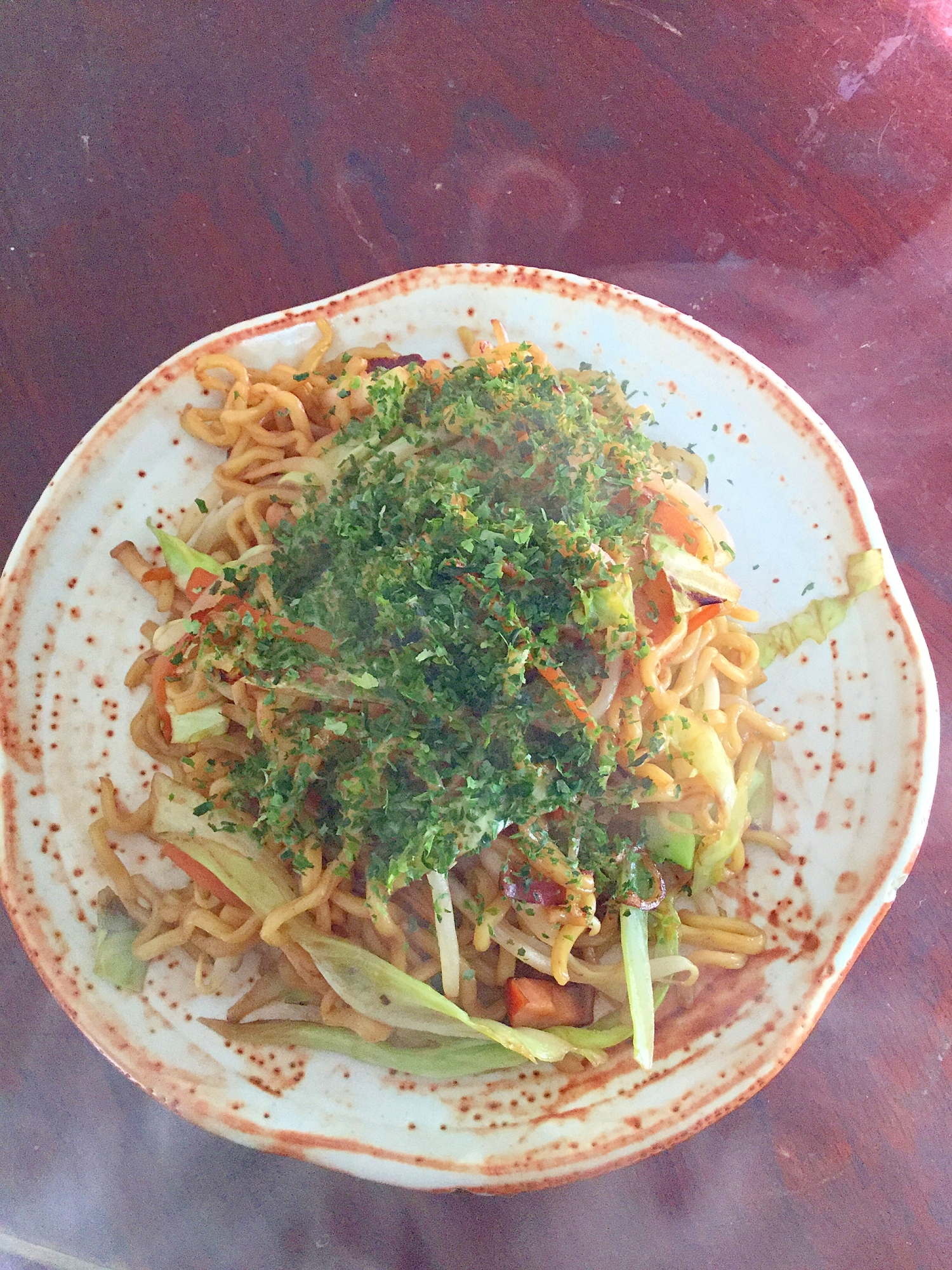 マヨネーズで炒めた☆まろやかチャーシュー焼きそば！