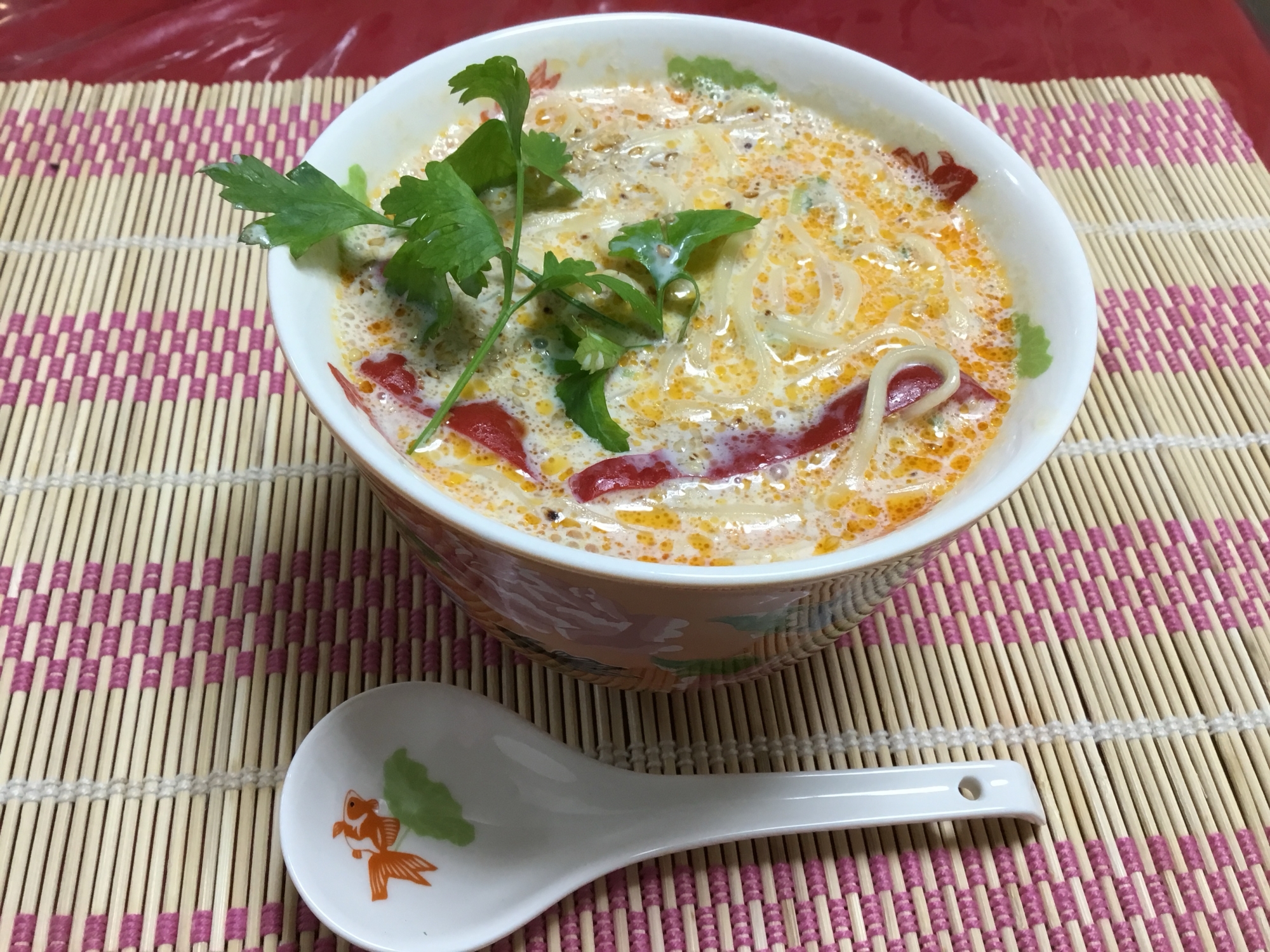 カルディの台湾豆乳ラーメン