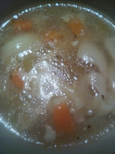マカロニ野菜スープ