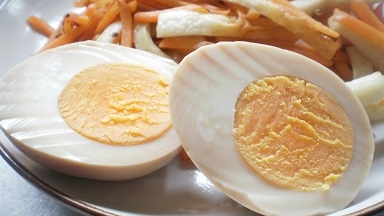 めんつゆでの味卵は手軽で失敗なしの安定した美味しさですよねぇ～(^^♪