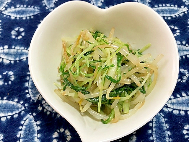 もやしと水菜のナムル レシピ 作り方 By けいちゃん088 楽天レシピ もやしと水菜のナムル レシピ 作り方 By けいちゃん088 楽天レシピ