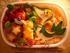 ポケモン　「ツタージャ」　キャラ弁