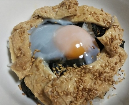 こんばんは。
丼にしてみました。
とってもおいしくいただきました(*^▽^)/★*☆♪