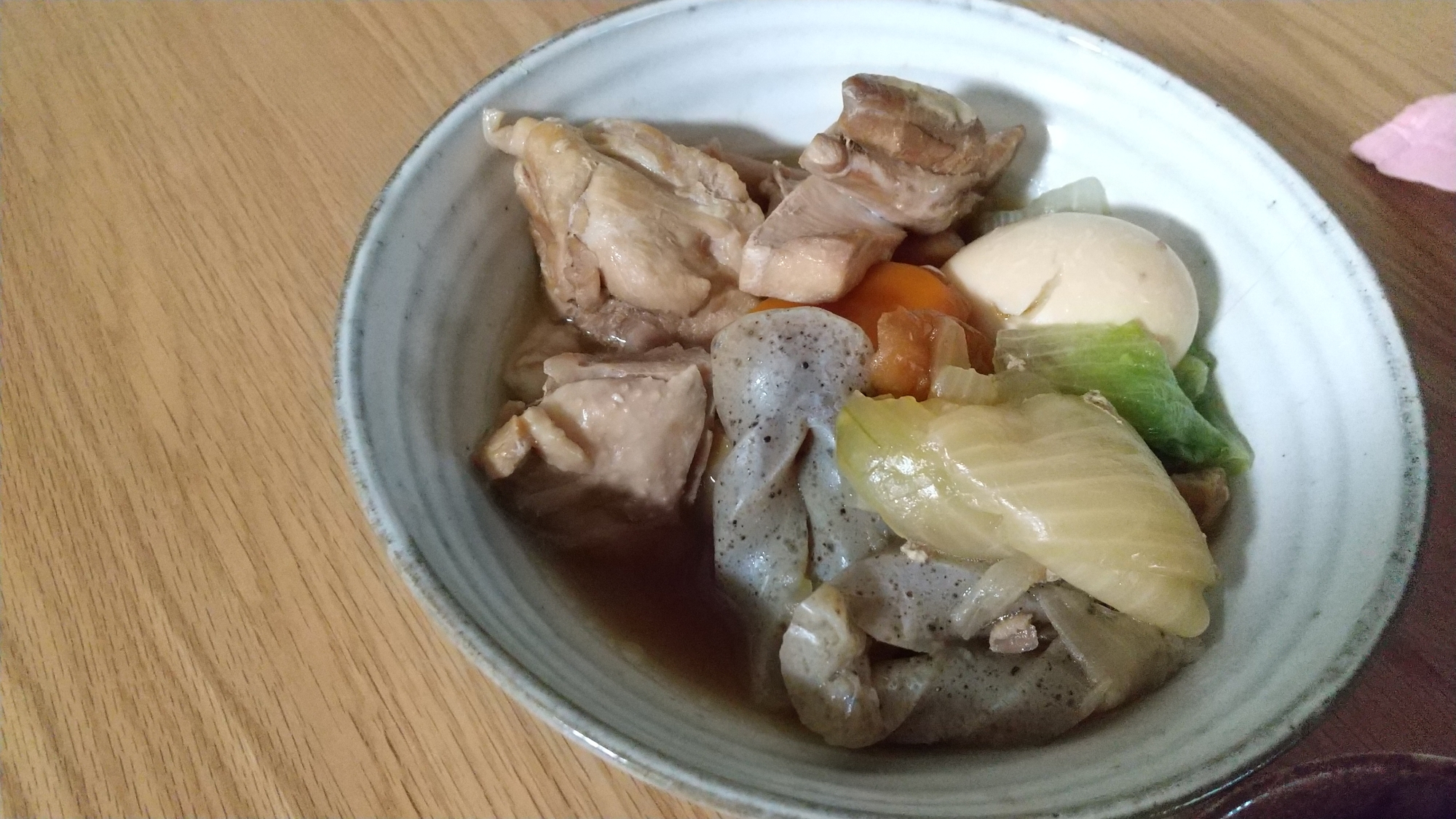 鶏だし重ね煮レタスおでん
