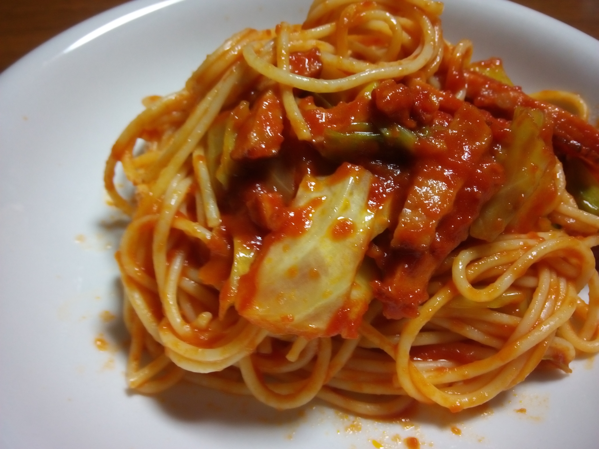 簡単トマトスパゲッティ