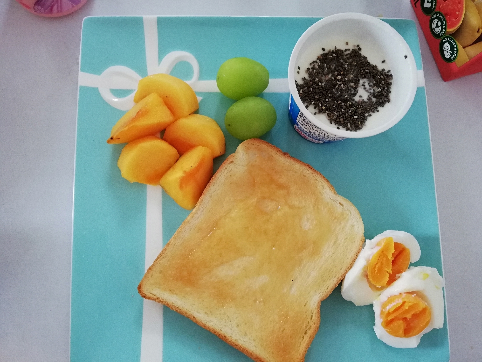 朝食トーストプレート♡