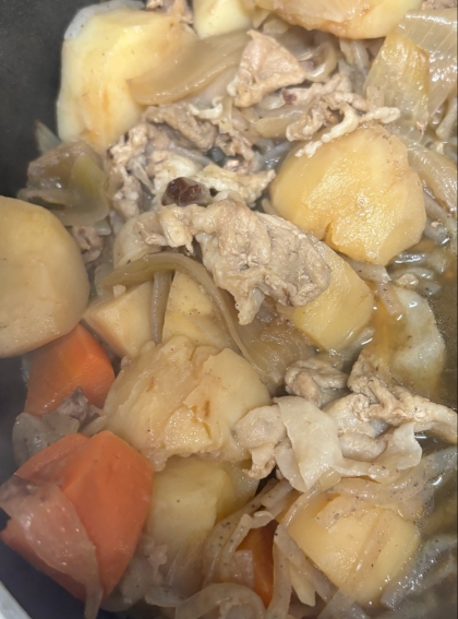 レンジで時短！肉じゃが