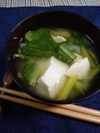 小松菜のシャキシャキ感と柔らかい豆腐がとても美味しくほっこりします☆リピします。ありがとうございます。