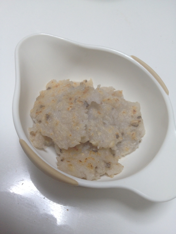 冷凍ok レンコンと椎茸のオヤキ 離乳食 レシピ 作り方 By とっこ 楽天レシピ