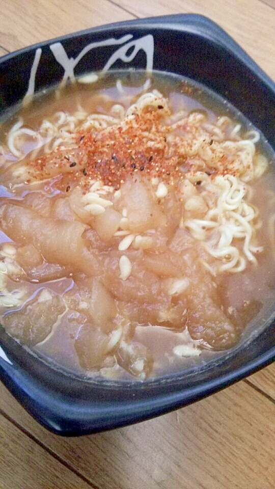 冬瓜のわた入り味噌ラーメン