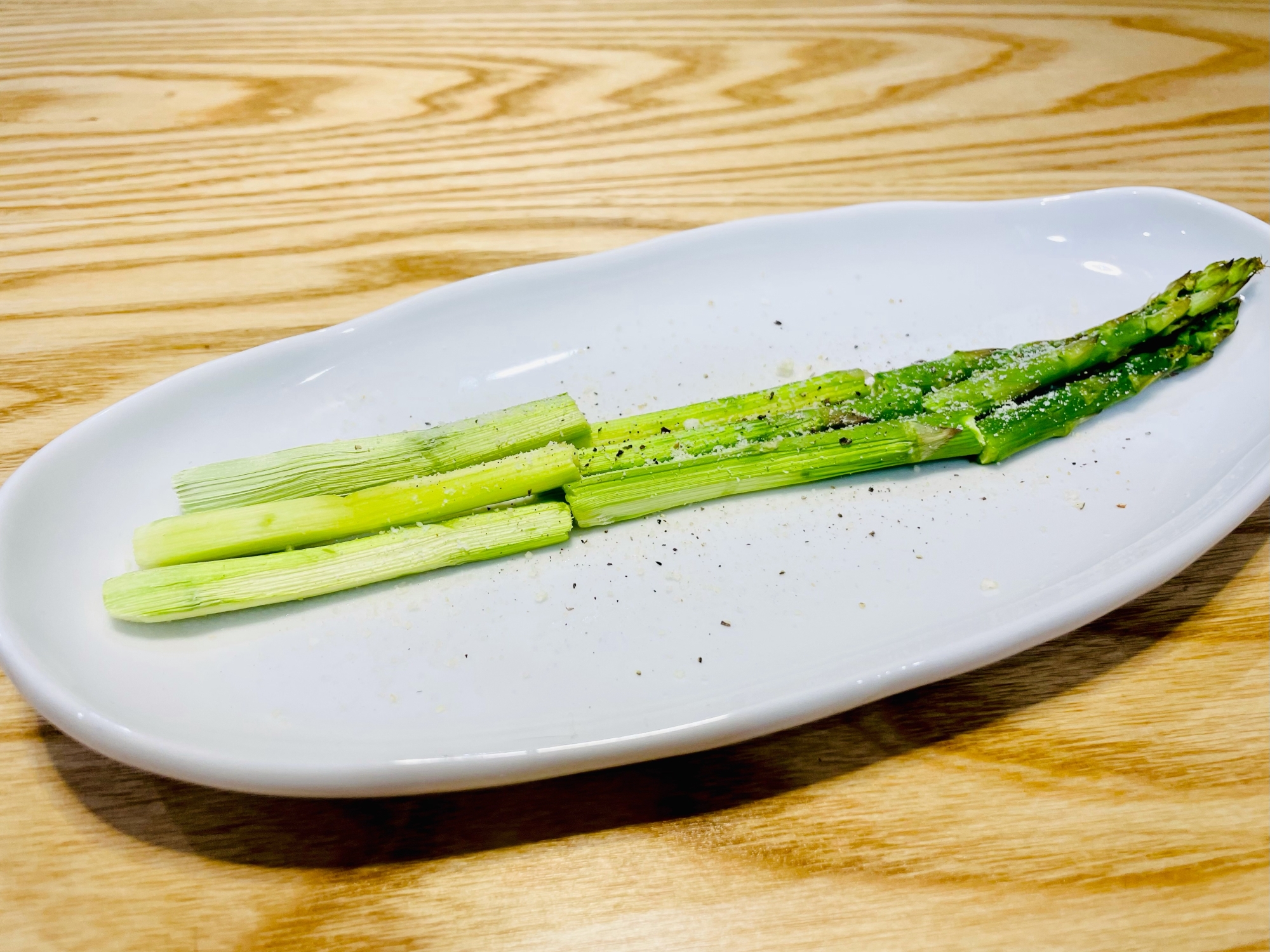 素材を味わう、アスパラのオーブン焼き