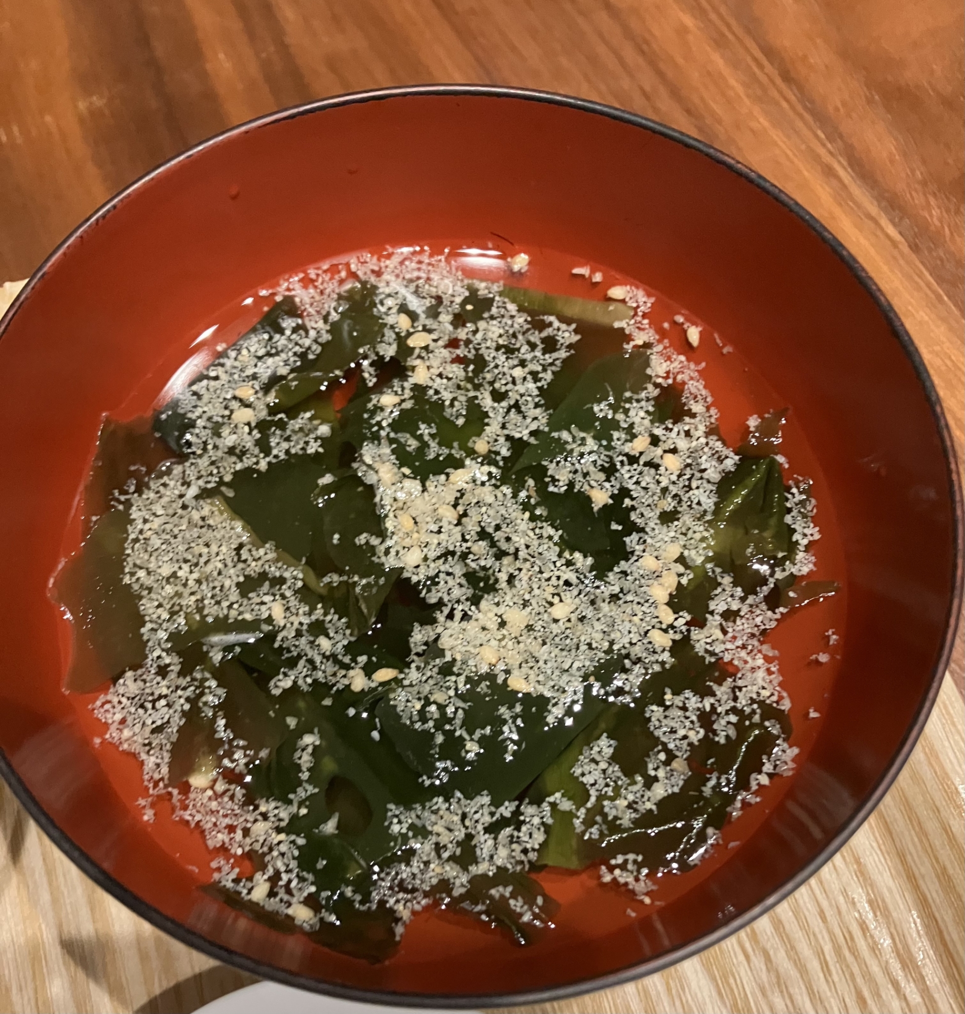 ごまわかめスープ