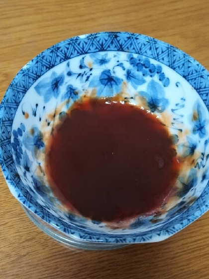 レンジで簡単！デミグラス風ハンバーグソース