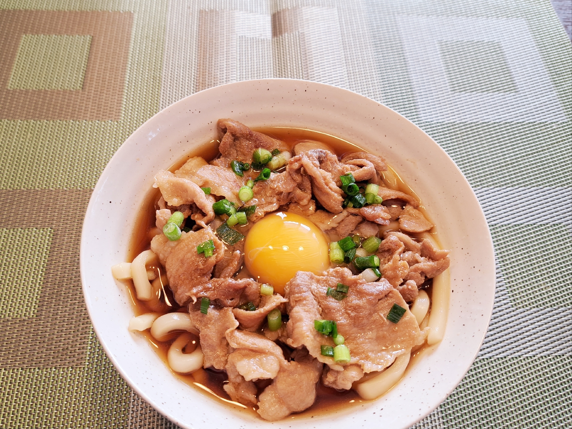 豚肉で作る！ボリューム満点！肉うどん