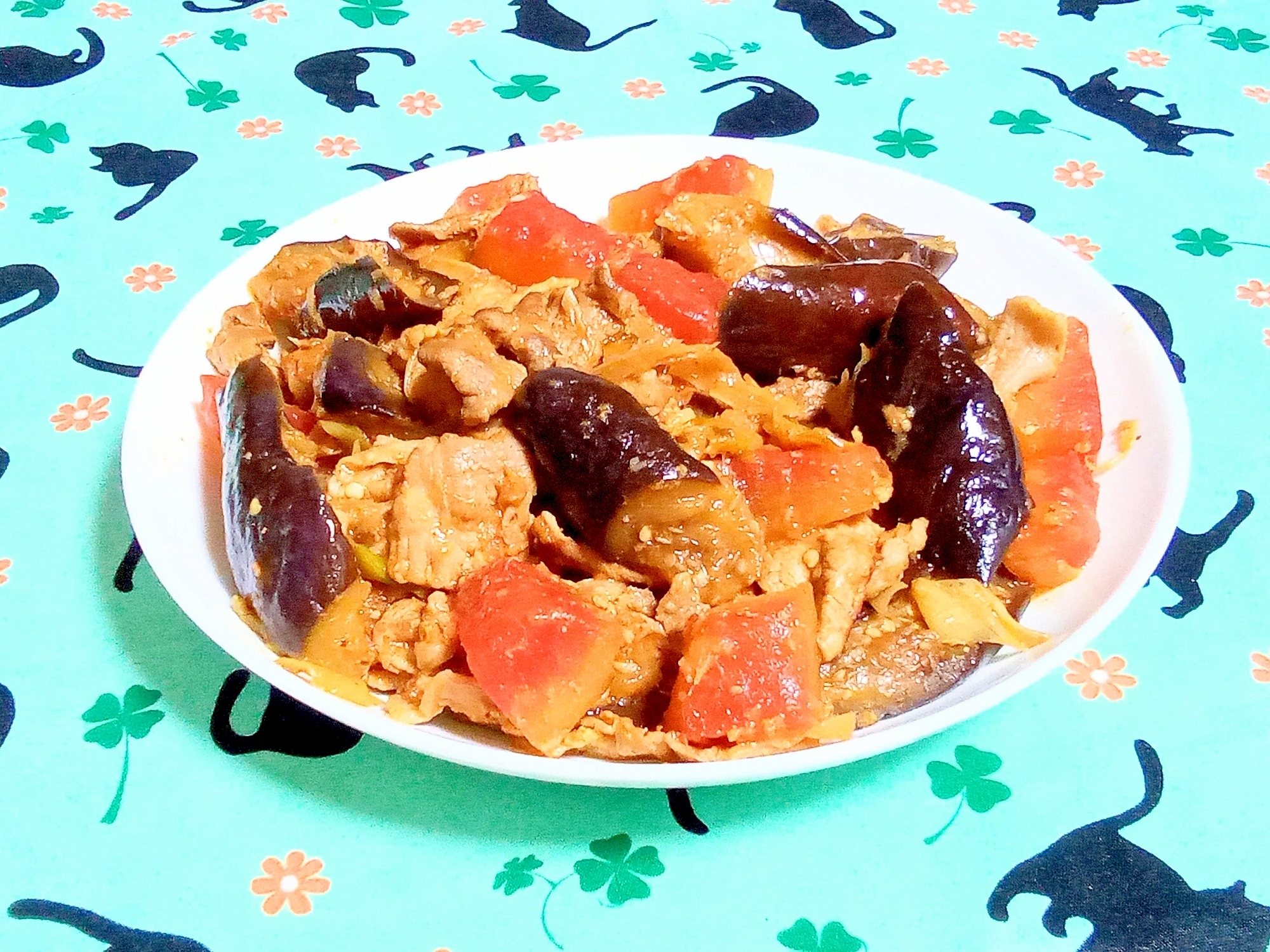 夏バテ対策に♥️豚肉と茄子でシークワンブシー