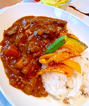 市販のルウで☆夏カレー