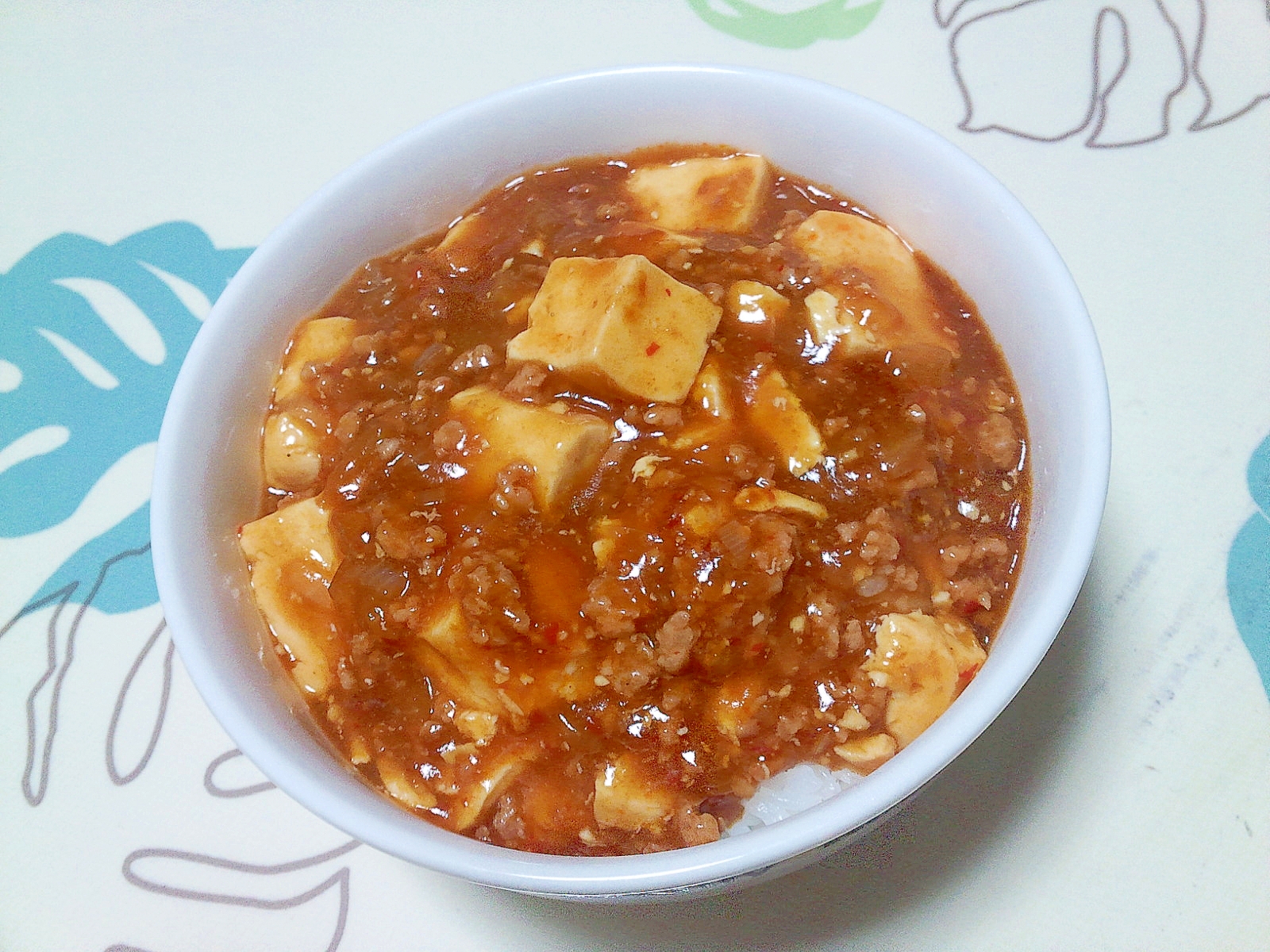 玉ねぎ麻婆丼＋＋