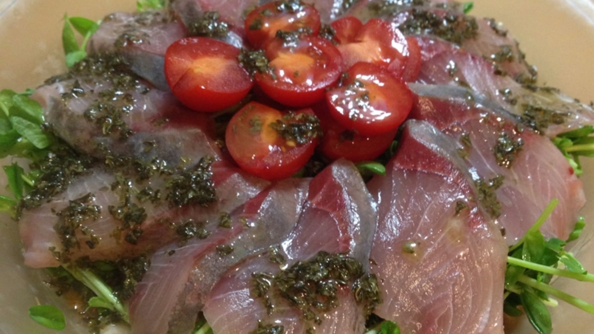 いなだ ブリの幼魚 のカルパッチョ レシピ 作り方 By 1234りんご 楽天レシピ いなだ ブリの幼魚 のカルパッチョ レシピ 作り方 By 1234りんご 楽天レシピ