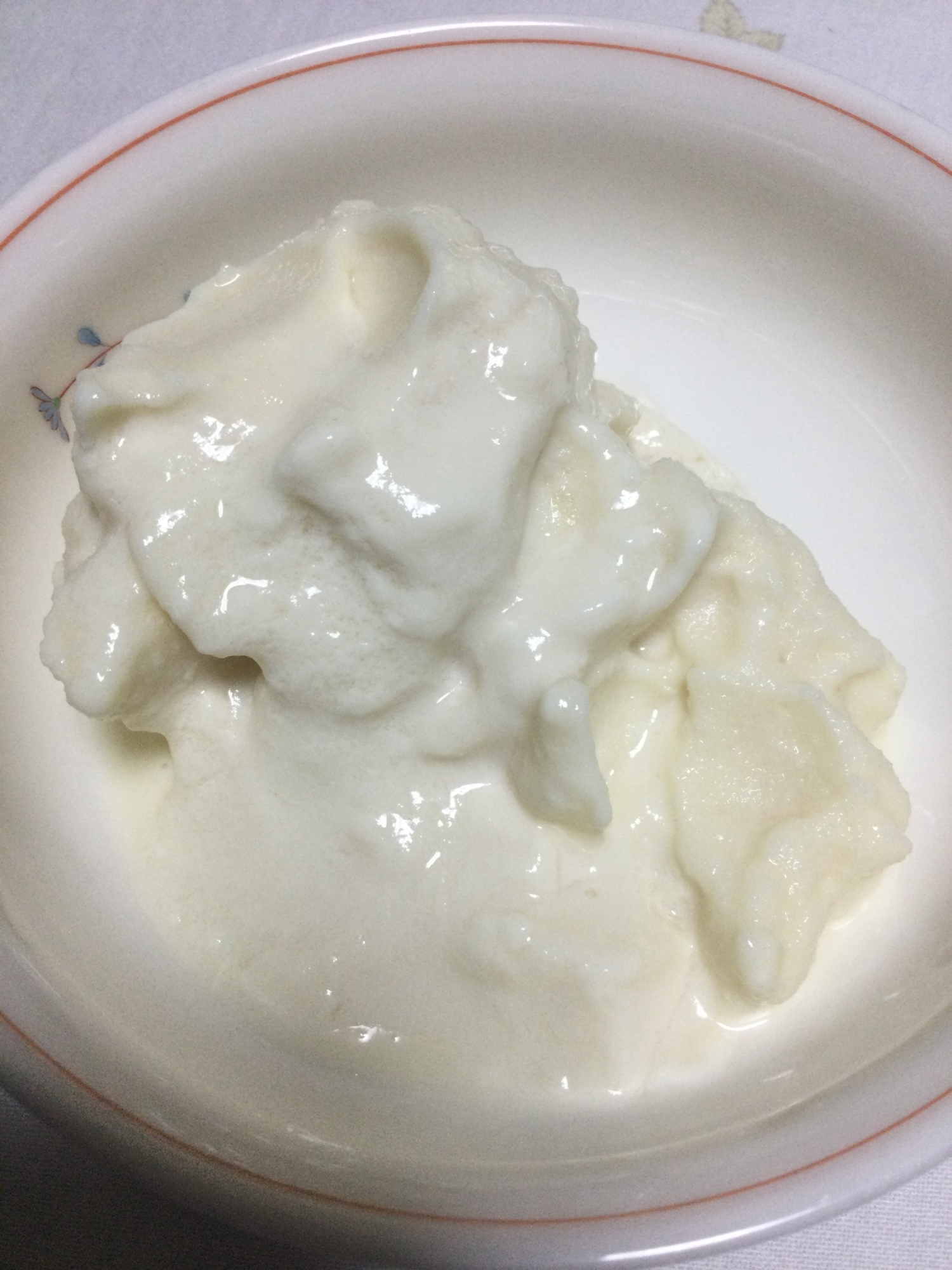 豆乳ヨーグルトのアイスクリーム