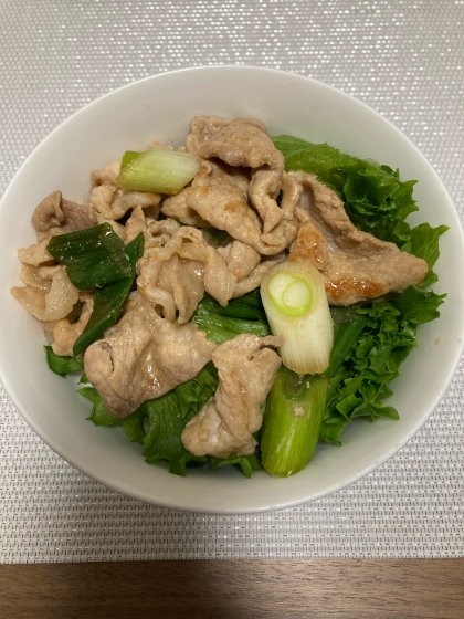豚肉のピリ辛丼