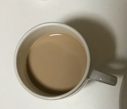 ミルクパンでコーヒーの香りのココア