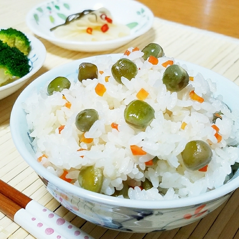 豆ご飯の素de失敗ナシ★簡単お手軽豆ご飯