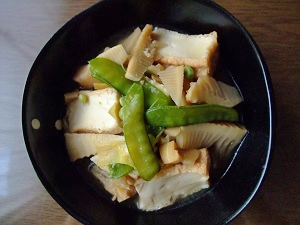 ☆たけのこと厚揚げの白だし煮★