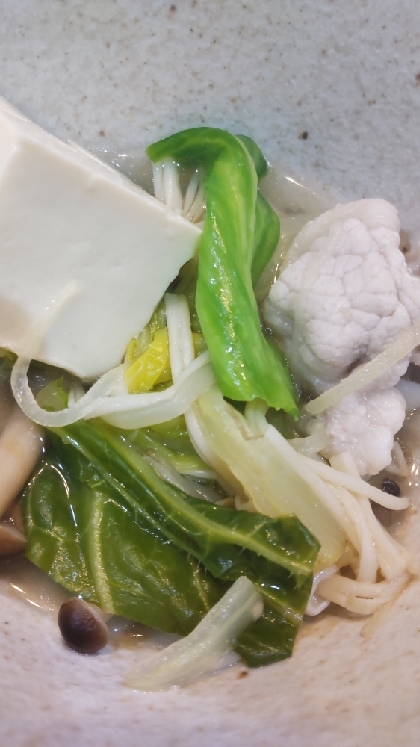 豚バラレタス鍋