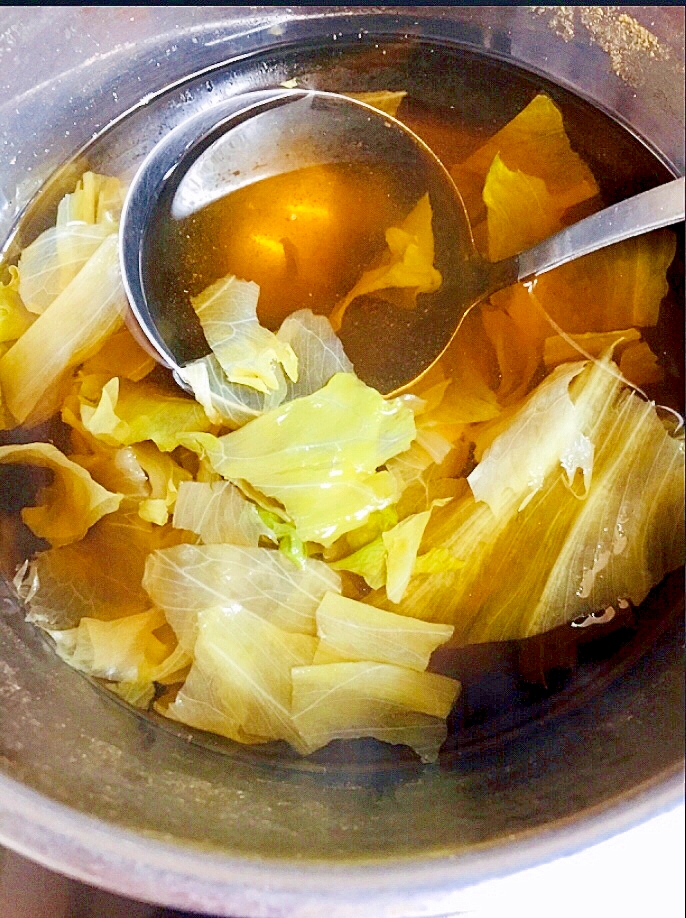 簡単♪レタスのスープ