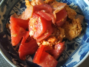 トマトとベーコンの卵炒め レシピ 作り方 By Yantasan 楽天レシピ