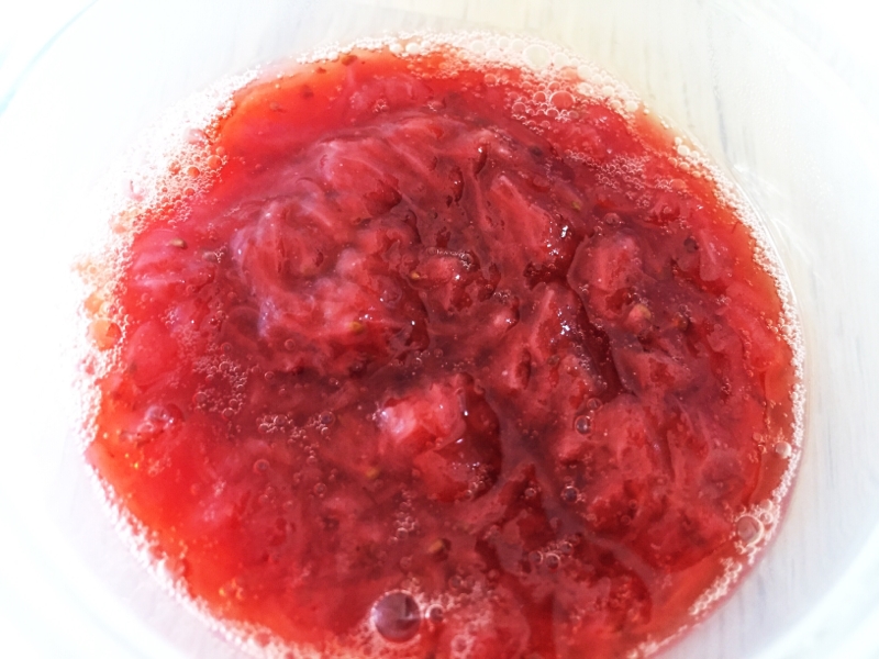 レンジで簡単♪1歳のいちごジャム