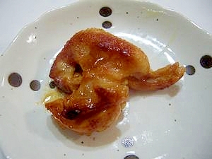 鶏皮の甘辛醤油焼き