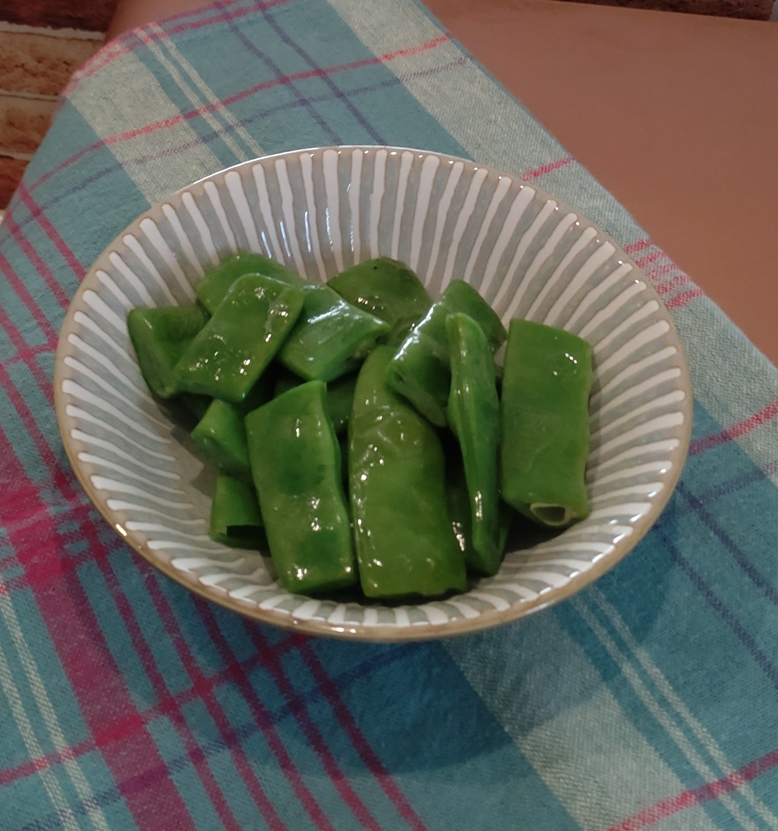 モロッコいんげん塩炒め