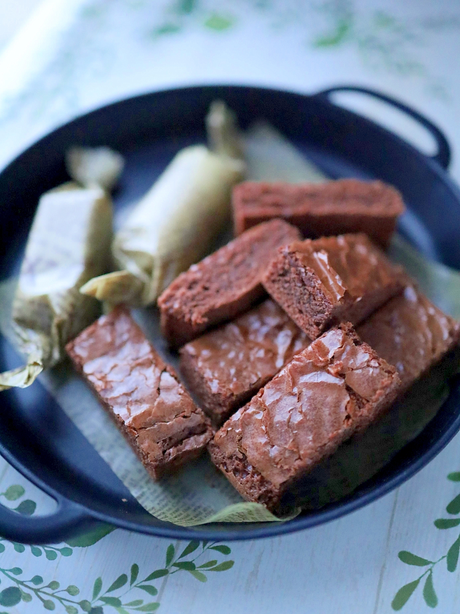 薄力粉でシンプル簡単☆チョコレートブラウニー