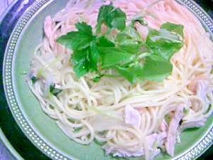 永谷園のお吸い物で作るカンタン和風スパゲティ レシピ 作り方 By マミー1203 楽天レシピ