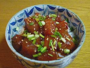 魚の漬け丼