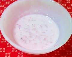 離乳食初期 イチゴミルク レシピ 作り方 By はな 楽天レシピ