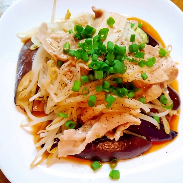 なすともやしと豚バラ肉のレンジ蒸し レシピ 作り方 By のん786 楽天レシピ なすともやしと豚バラ肉のレンジ蒸し レシピ 作り方 By のん786 楽天レシピ