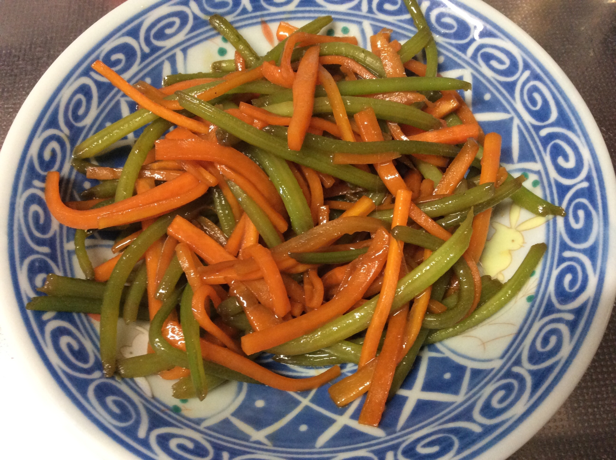 さつま芋本体より栄養！芋づるのきんぴら