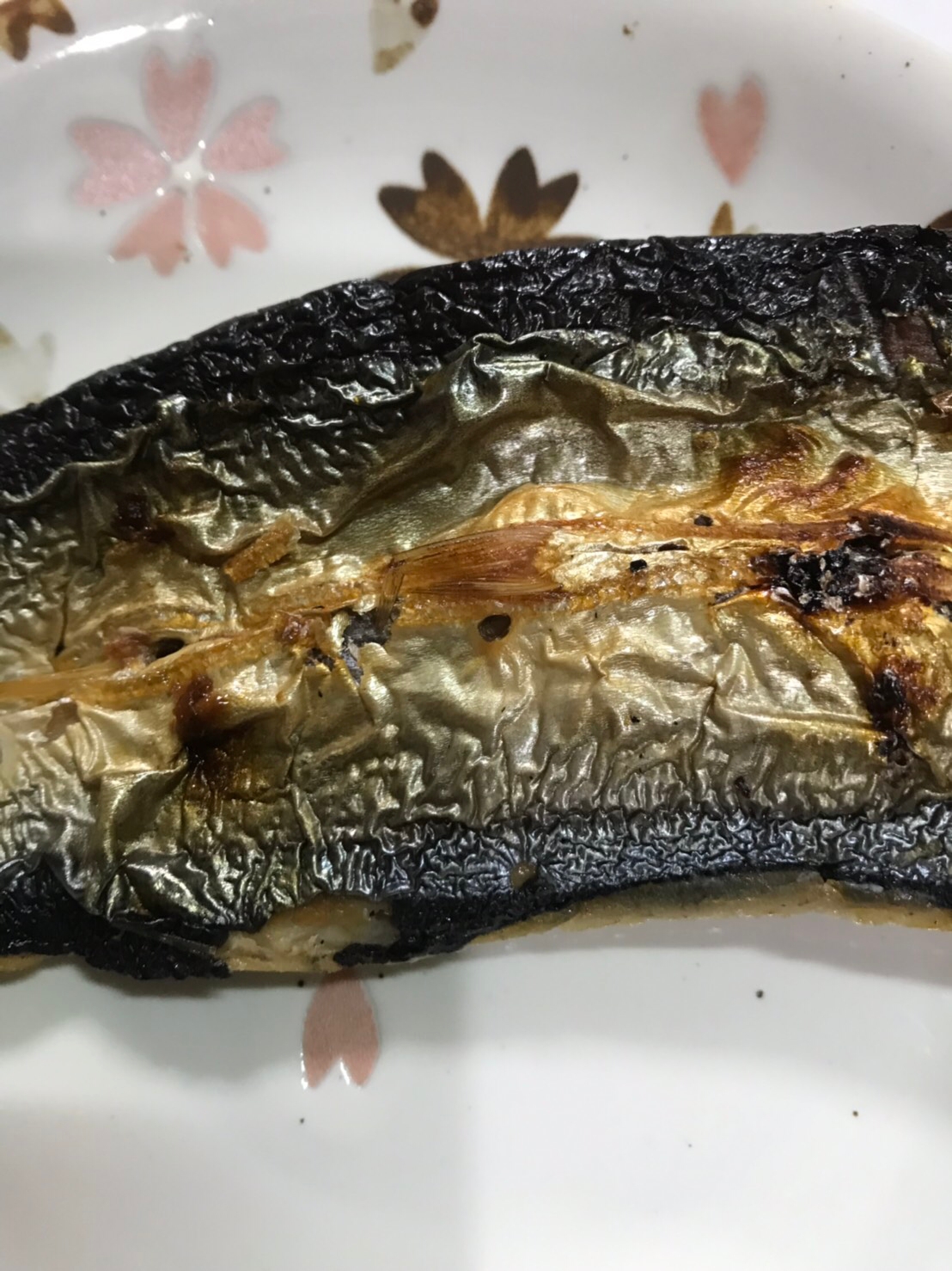 ひまわり油で✨秋刀魚の開き焼き(^^)