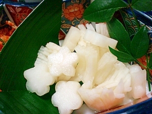 常備菜にもvかぶの甘辛酢漬け