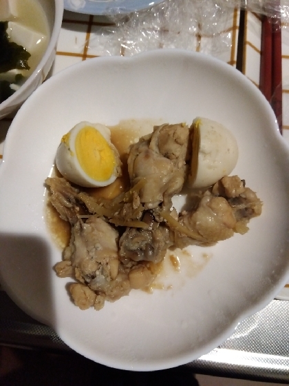 鶏手羽大根の照り煮