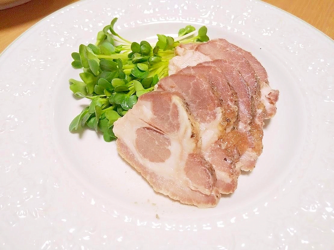 低温調理 豚肩ロースの塩ペッパーのローストポーク レシピ 作り方 By Fumi 楽天レシピ