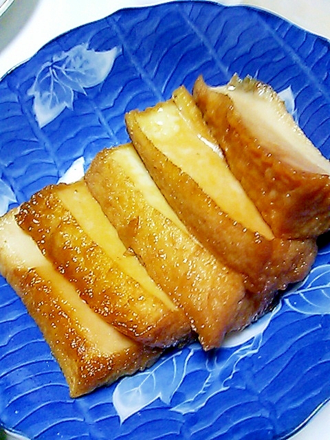 絹厚揚げの甘辛煮