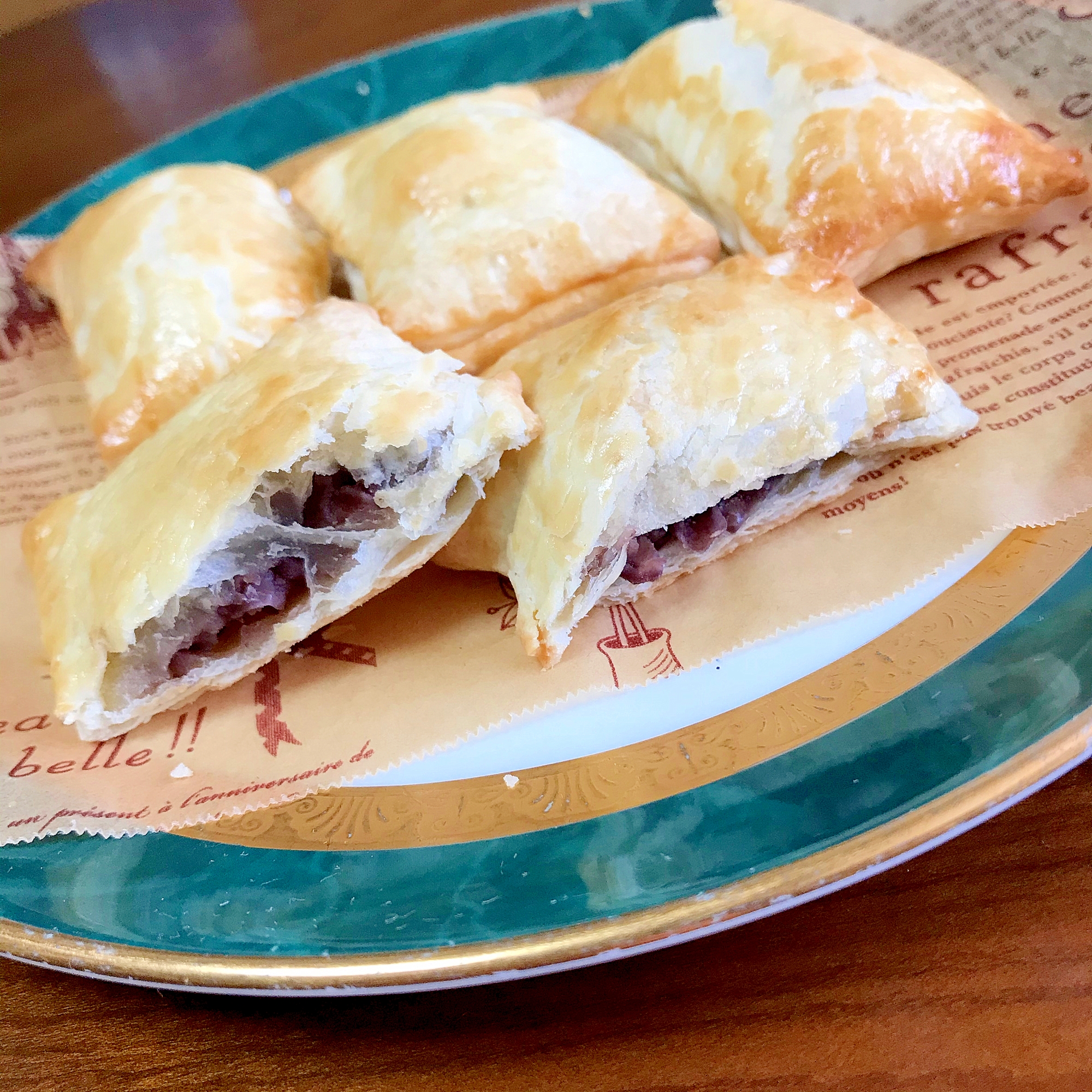 冷凍パイシートであんこパイ レシピ 作り方 By 水玉模様 楽天レシピ 冷凍パイシートであんこパイ レシピ 作り方 By 水玉模様 楽天レシピ