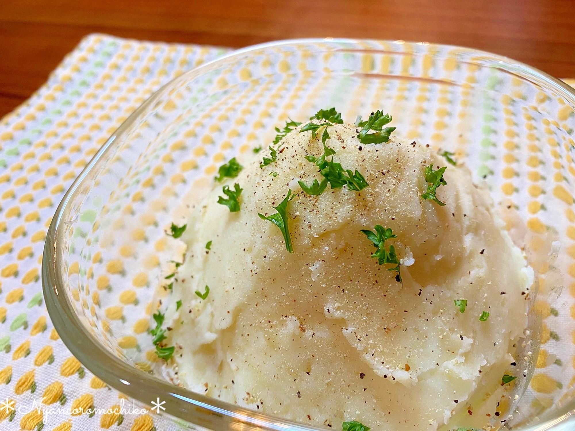 ゆるっと甘い♡豆乳マッシュポテト