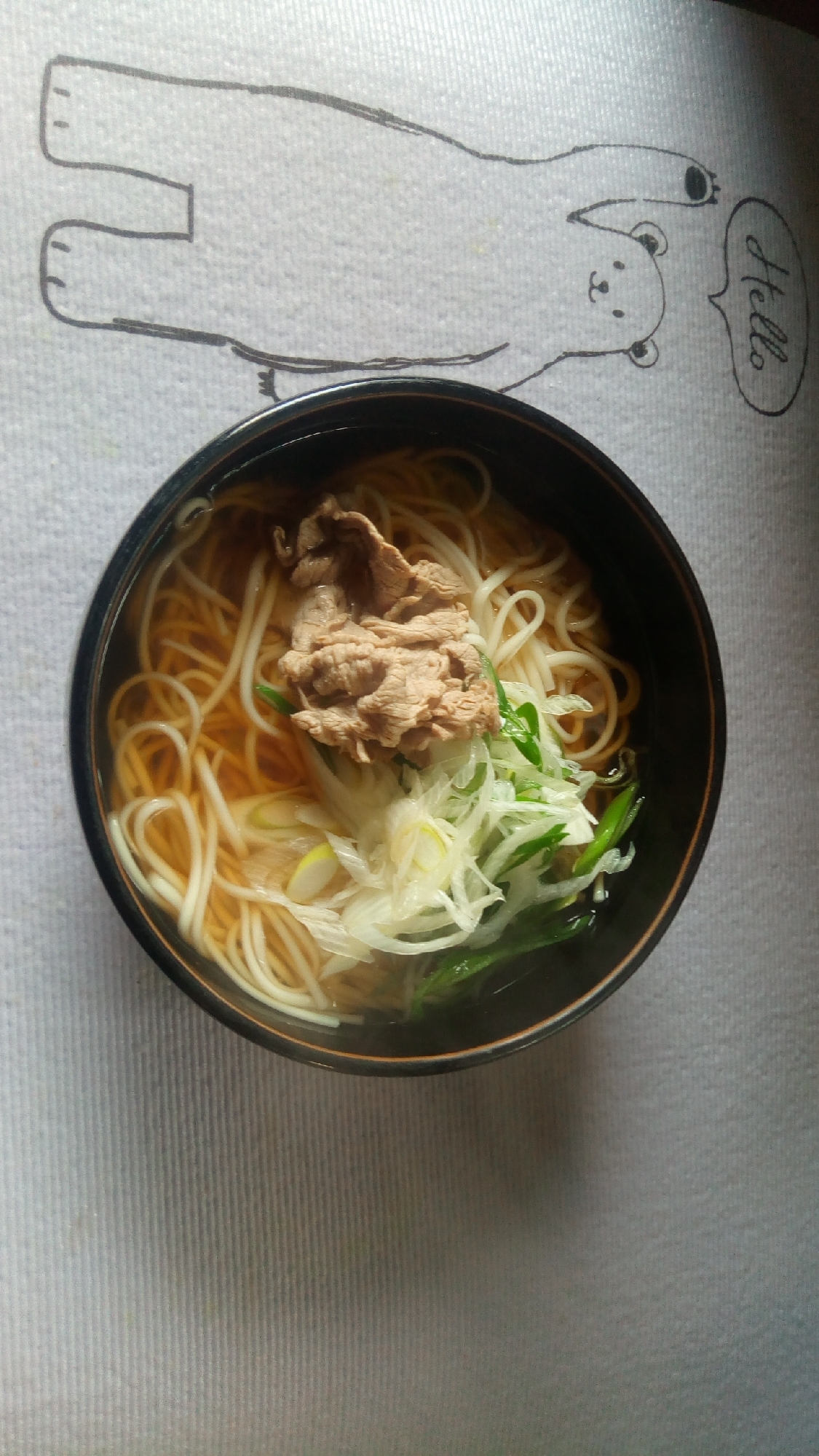 かけうどん(乾麺)