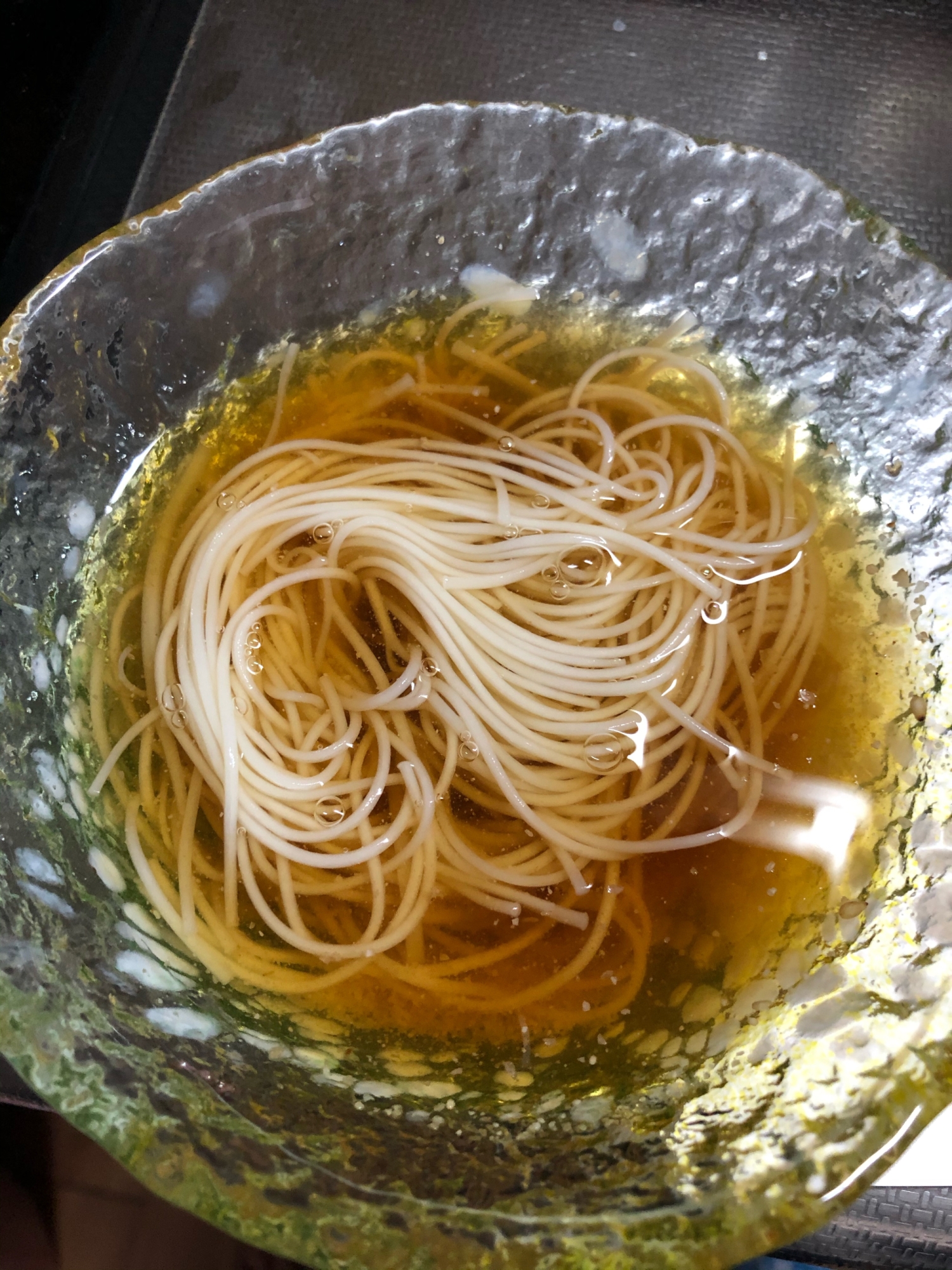 つゆから作るそうめん