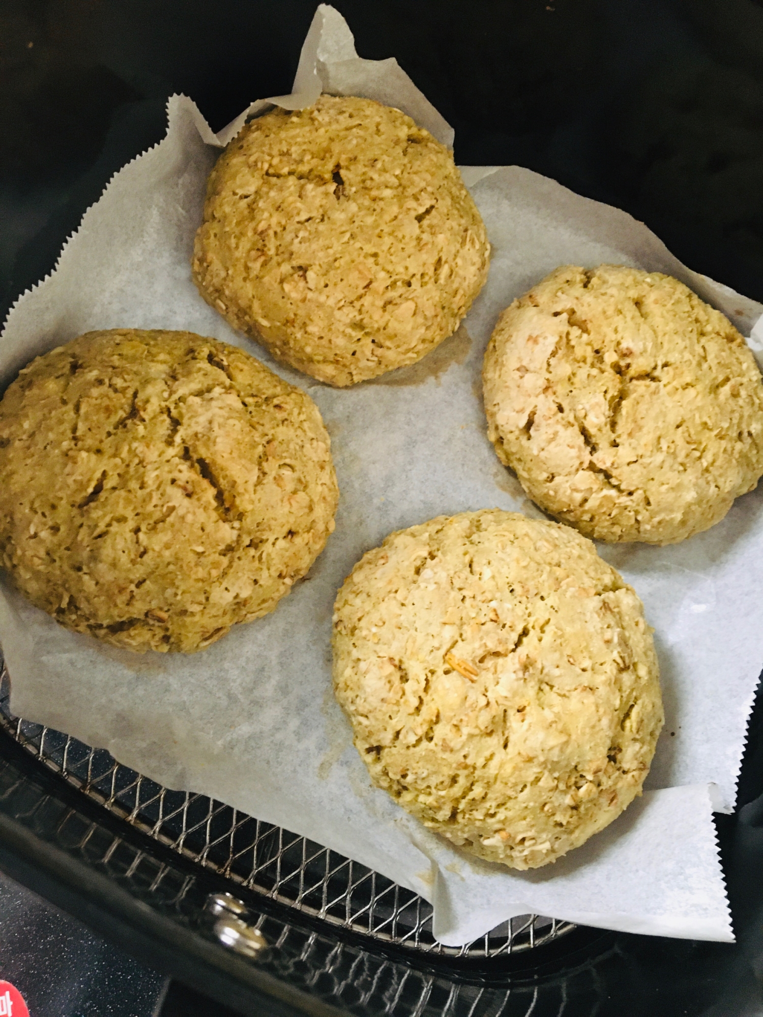 ハチミツ香る豆腐とオートミールのパン